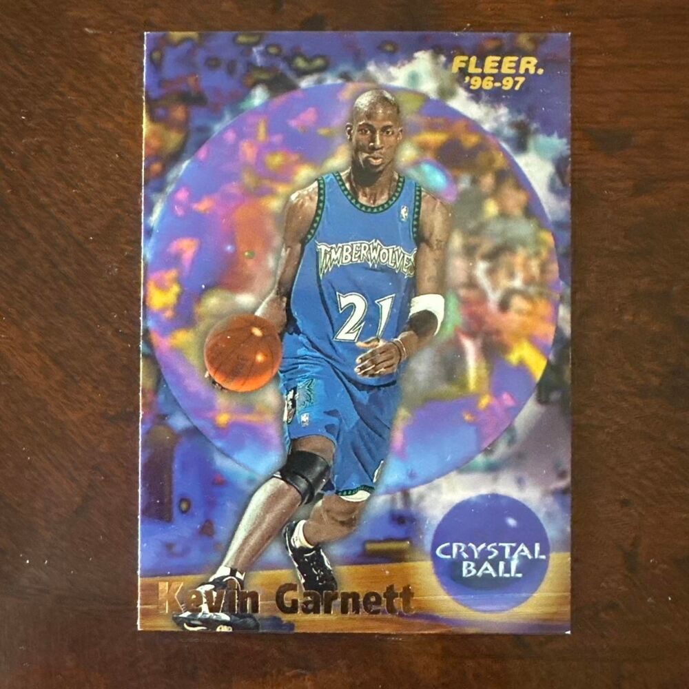Fleer 96-97 Crystal Ball Kevin Garnett